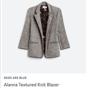 Skies are Blue Knit Blazer